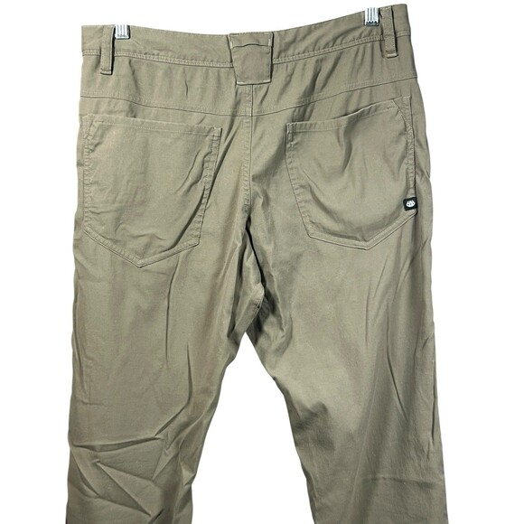 686 Everywhere Multi Shell Pants Brown Nylon Spandex Men's Slim Fit 32x32 - Picture 7 of 12